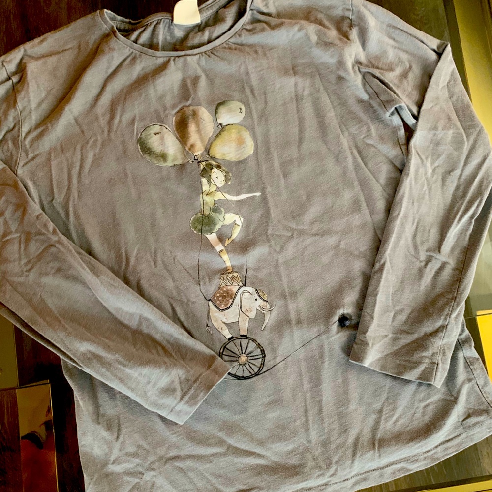 A long sleeve ready for winter shirt